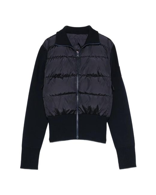 Canada Goose Blue Quilted Knit Jacket