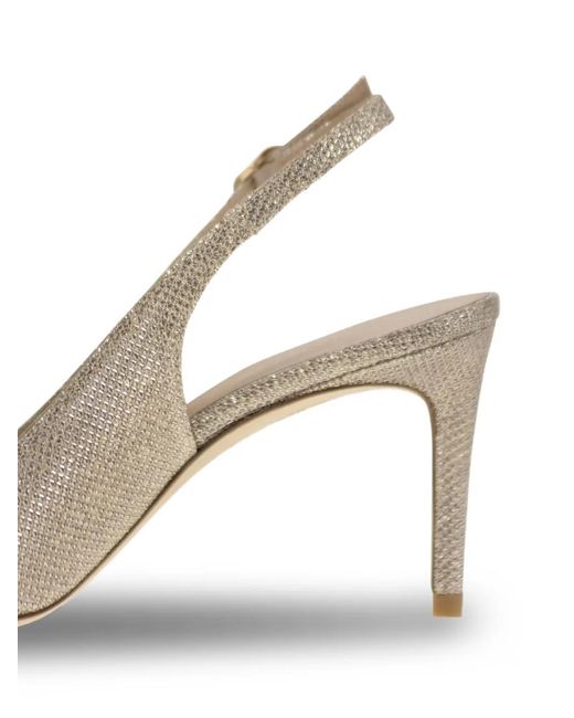 Stuart Weitzman White 75Mm Pointed Slingback
