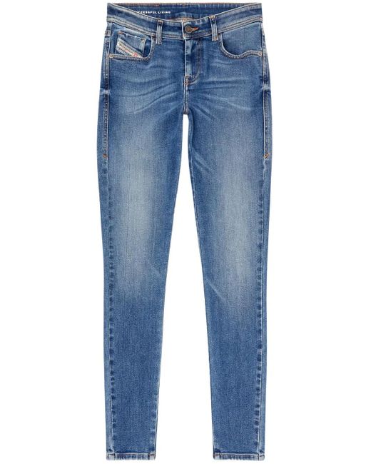 Jean Slandy 2017 À Coupe Skinny DIESEL en coloris Blue