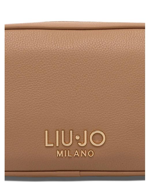 Liu Jo Brown Logo Zip Satchel