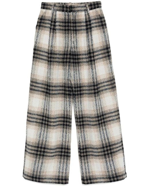 B+ AB Geruite Broek in het Gray