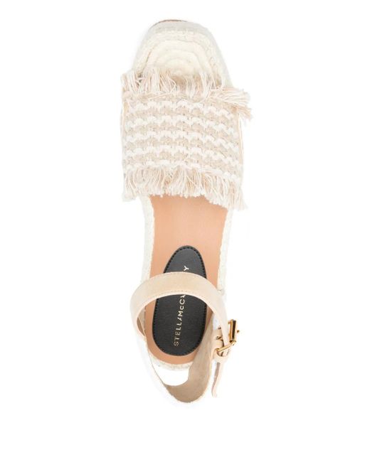 Stella McCartney Natural Gaia Jacquard Webbing And Alter Suede Espadrilles