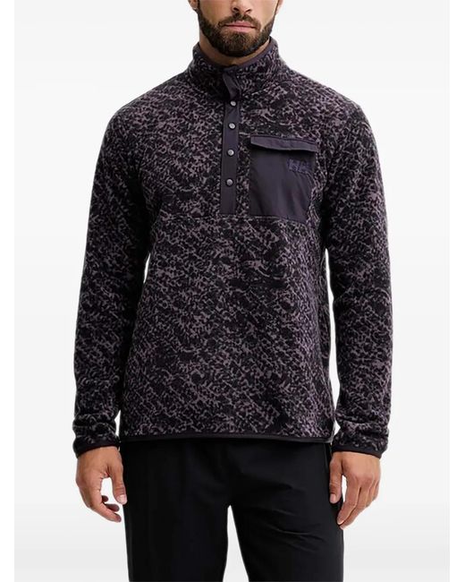 Helly Hansen Blue Chest-Pocket Sweatshirt for men