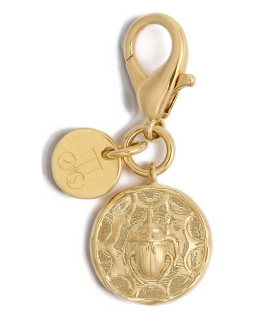 LaDoubleJ Metallic Winged Scarab Charm