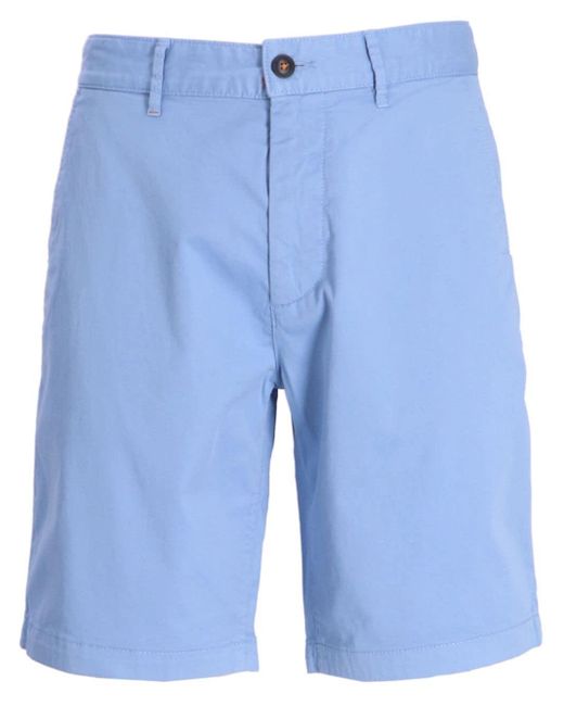 Boss Blue Slim-fit Chino Shorts for men