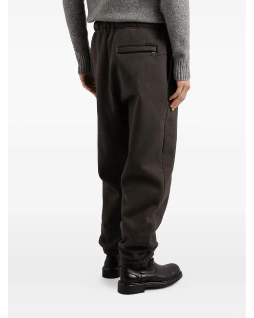 Dolce & Gabbana Gray Drawstring-Waist Track Pants for men
