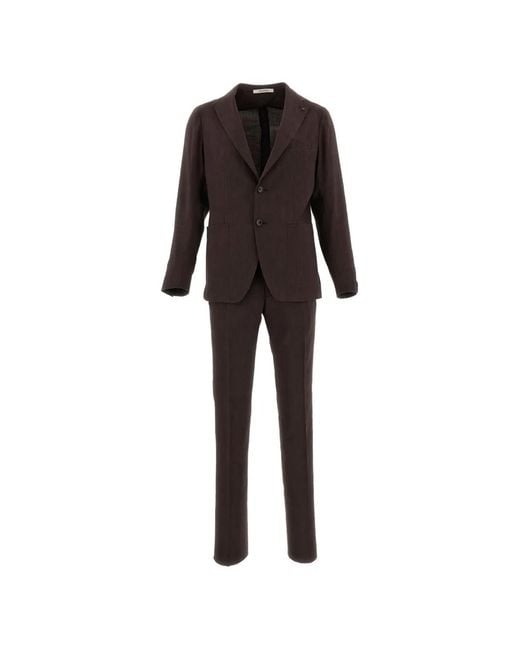 Tagliatore Black Single-Breasted Patch-Pocket Jacket for men