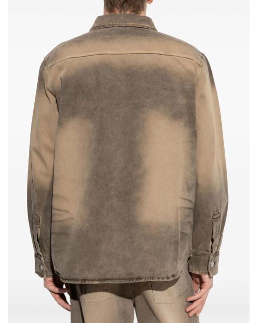 M I S B H V Jacke im Distressed-Look in Natural für Herren