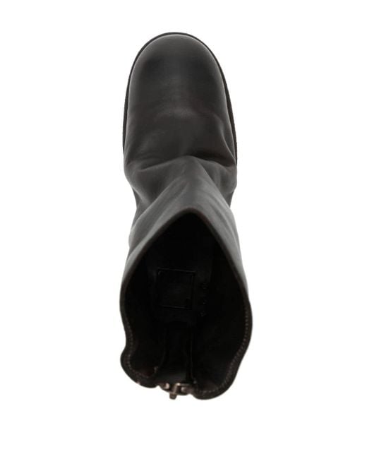 Stivali con zip di Guidi in Black da Uomo