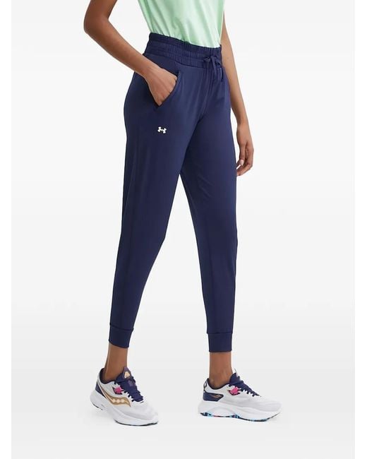 Under Armour Blue Logo-Print Track Pants