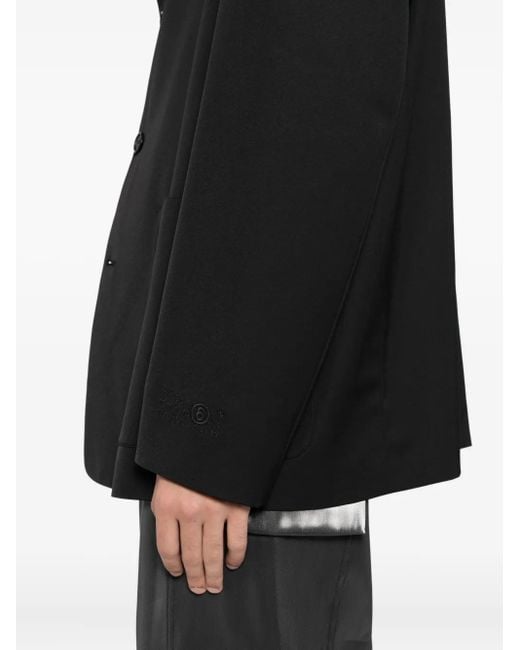メンズ MM6 by Maison Margiela シングルジャケット Black