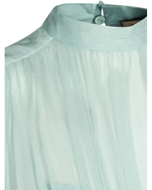 Twinset Green Sleeveless Mini Dress