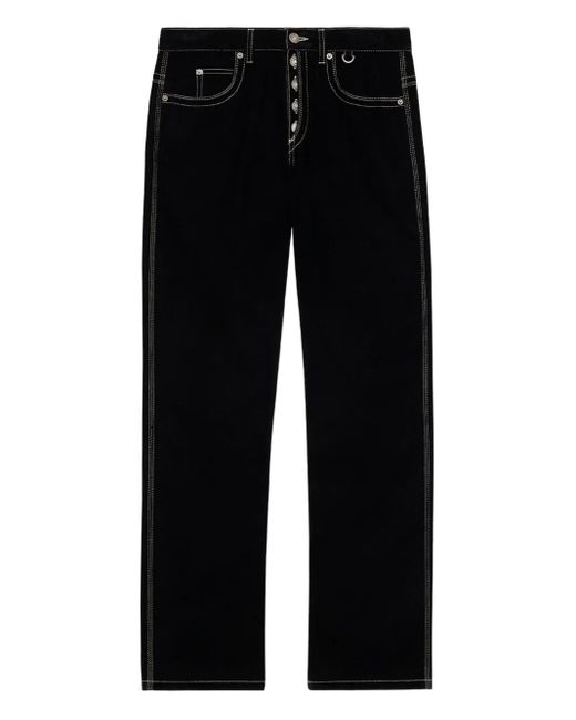 メンズ Isabel Marant Jeffrey ベルベット パンツ Black