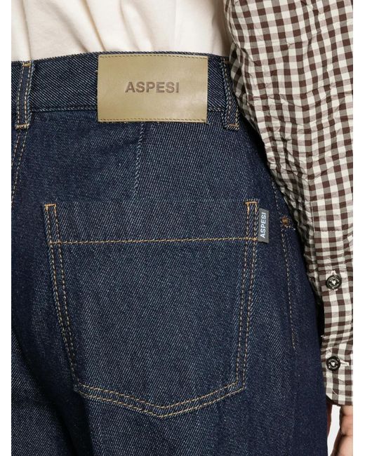 Aspesi Blue Belt-Loop Jeans