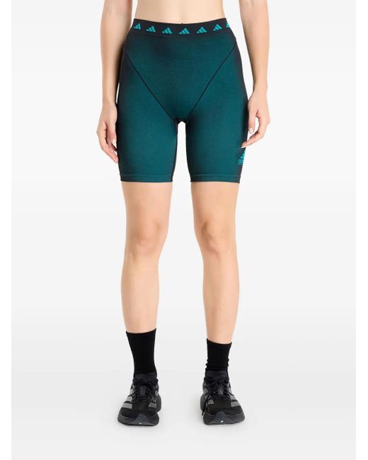 Adidas Green Eqt Logo-Detail Shorts