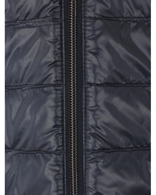 Herno Blue Reversible Nylon Down Jacket for men