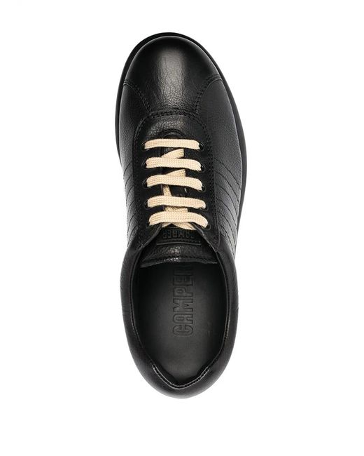 Camper Black Low-Top Lace-Up Sneakers
