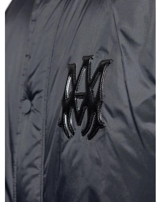 Amiri Black Down Jacket With Hood for men