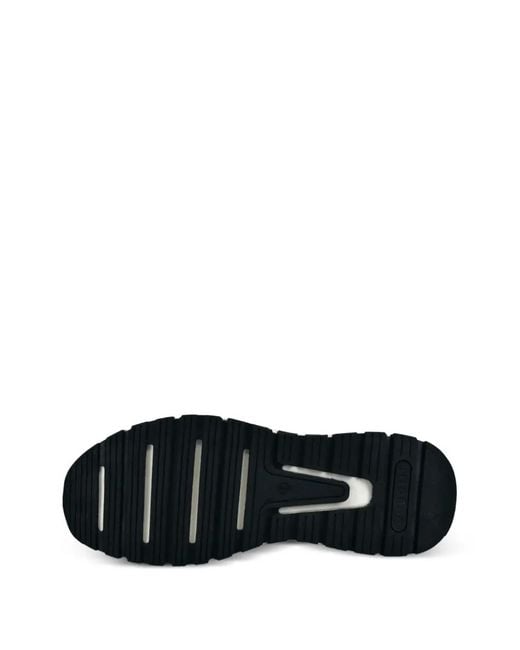Bugatti Black Logo-Lettering Mesh-Panel Sneakers for men