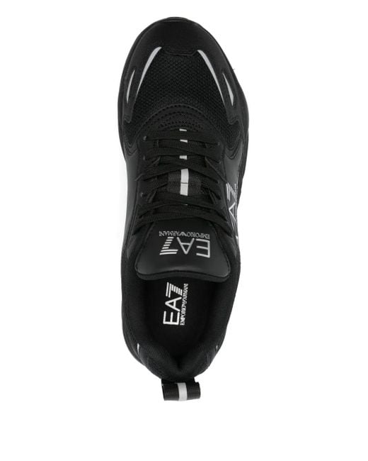 EA7 Sneakers mit Logo in Black für Herren