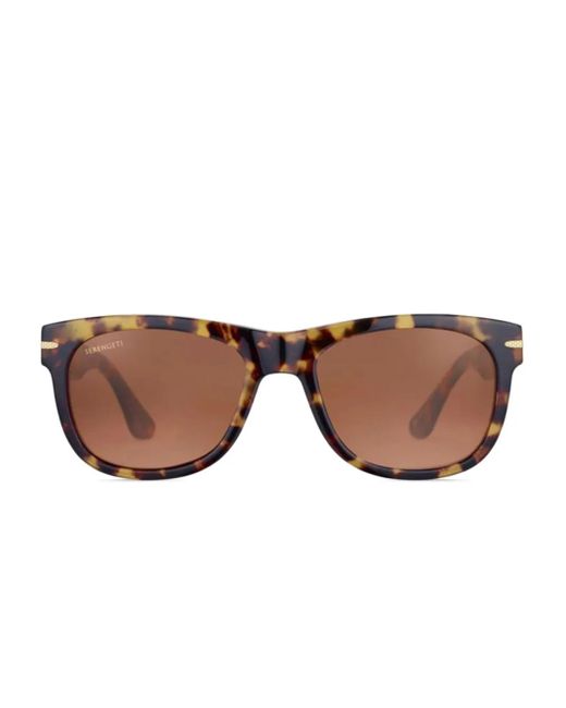メンズ Serengeti eyewear Foyt Large サングラス Brown
