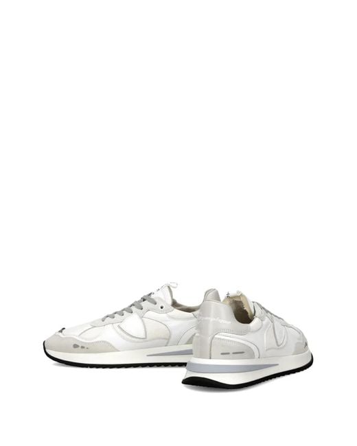 Philippe Model White Olympique Panelled Sneakers for men