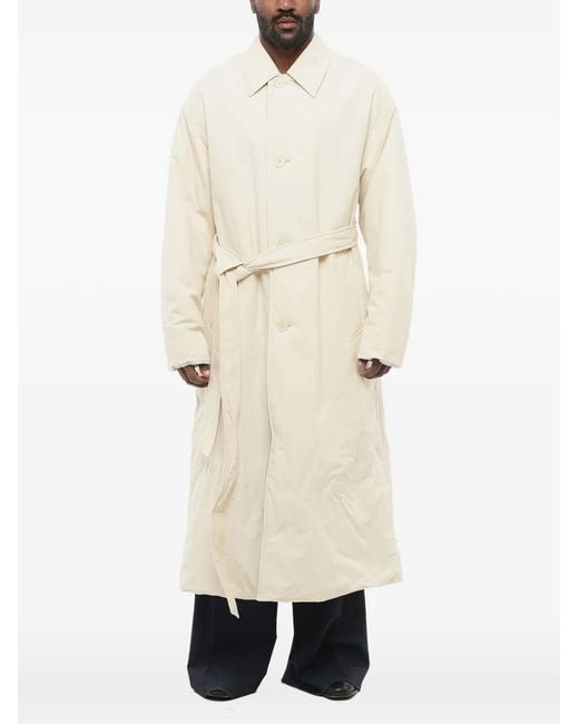 Gucci Natural Belted Padded Coat for men