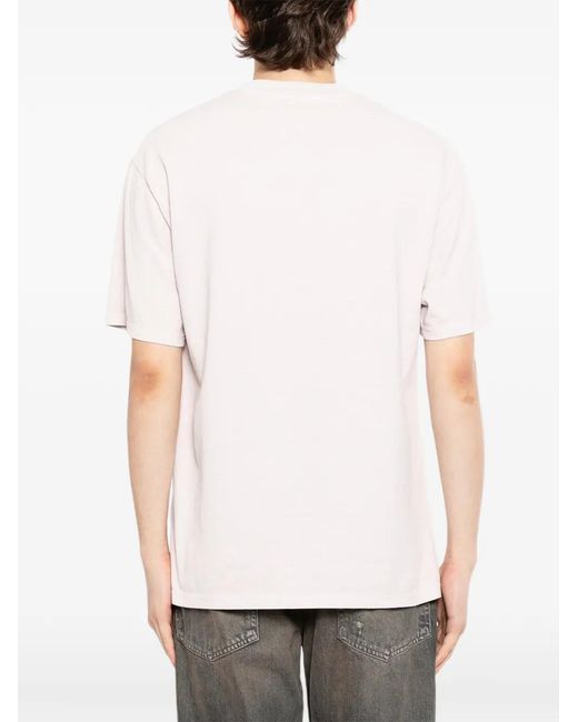 Melt White Floral Print T-Shirt for men