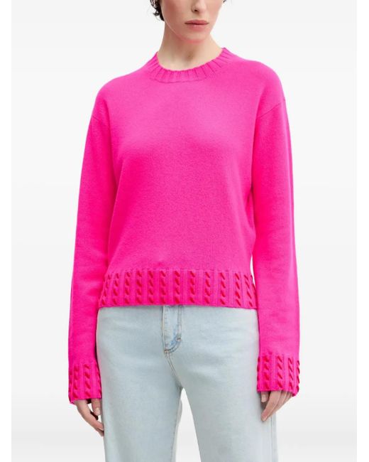 Jersey con cuello redondo From Future de color Pink