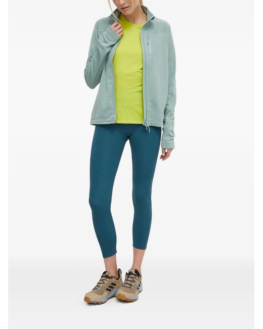 Fjallraven Green Veste Abisko Lite À Fermeture Zippée