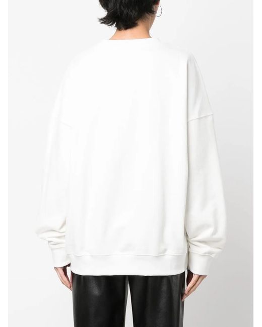 Philosophy Di Lorenzo Serafini Red Snoopy Love Cotton Sweatshirt