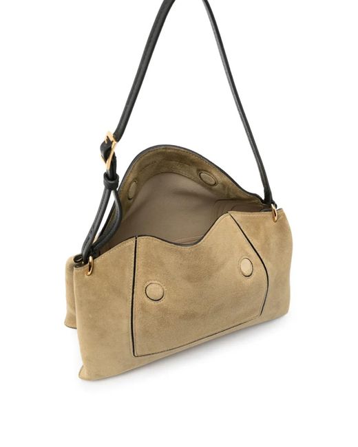 Wandler Metallic Mini Leather Crossbody Bag