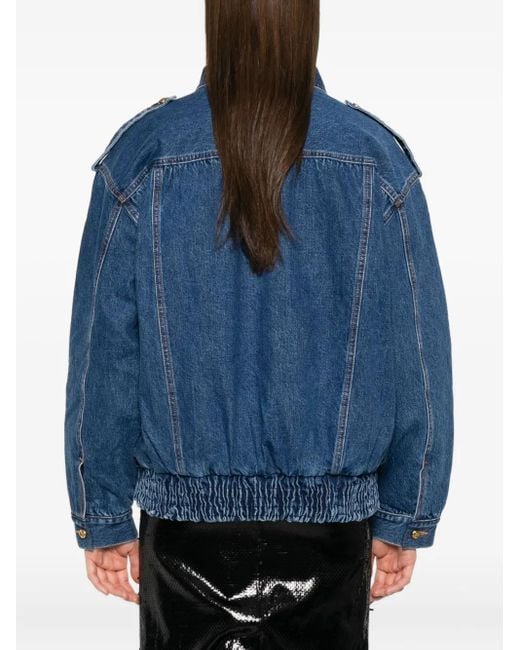 Blazé Milano Blue Elasticated Pocket Denim Jacket
