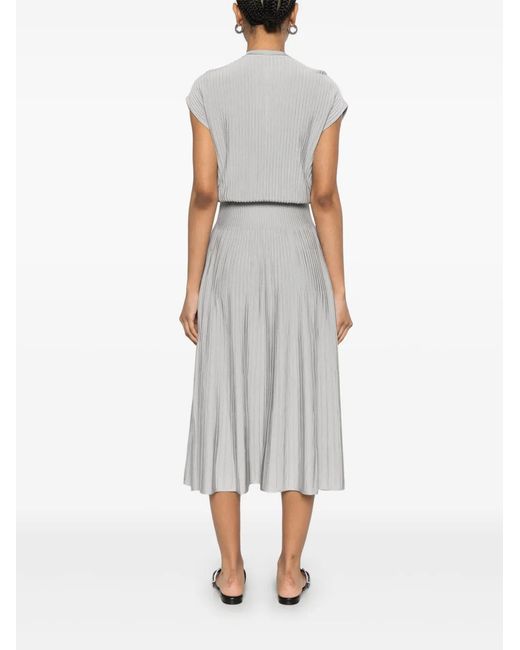 Emporio Armani Gray Midi Dress