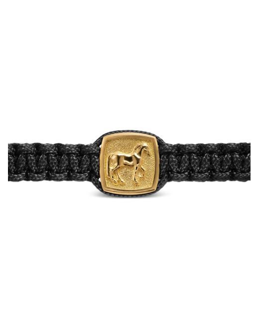 David Yurman Black 18K Petrvs Horse-Amulet Onyx Bracelet for men