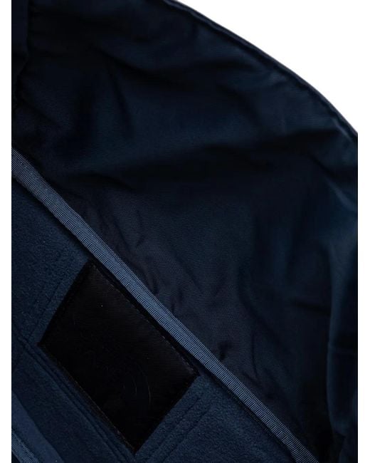 The North Face Blue Base Camp Voyager Roll-Top Logo-Print Backpack