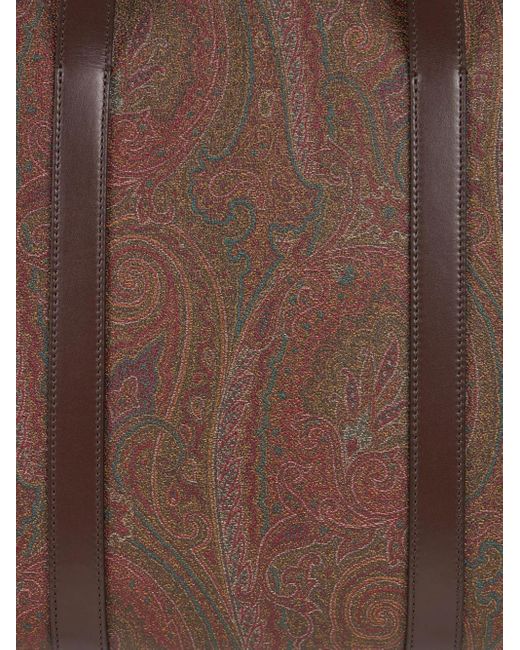Etro Brown Shopping Bags for men