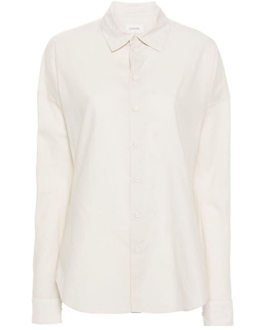Lemaire White Multi-way Collar Shirt