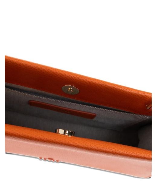 Bolso de hombro My mini con correa de cadena Furla de color Orange
