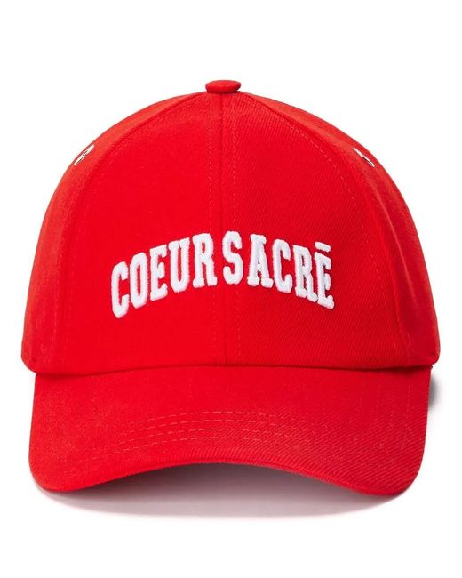 AMI Red Logo-Patch Baseball Cap