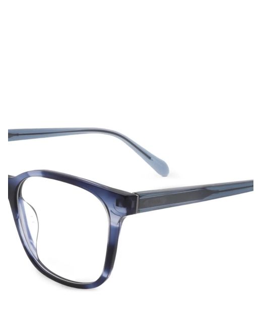 Fossil White Square-Frame Glasses for men