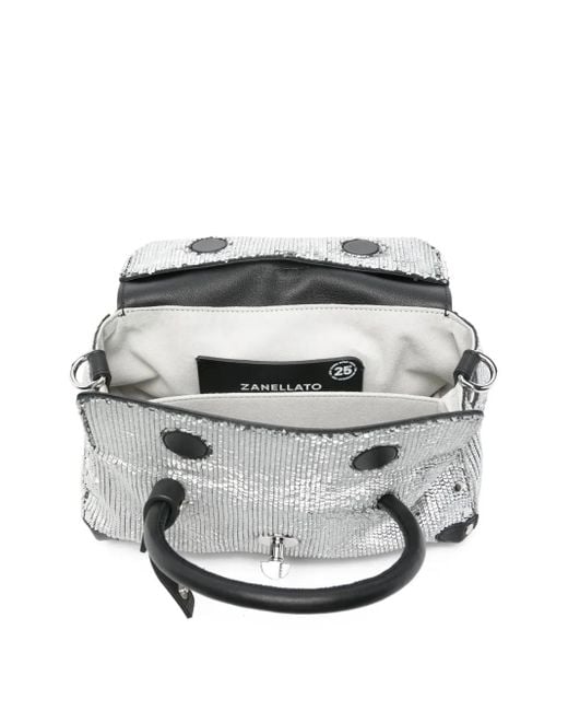 Zanellato Metallic Baby Dotta Tote Bag