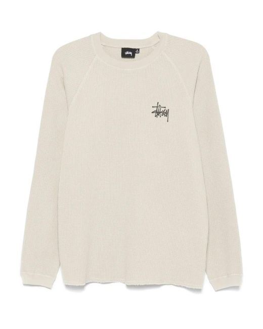 Stussy Basic Thermal Tシャツ White