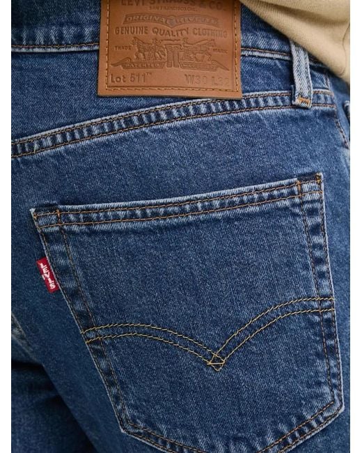 Levi's Blue Five-Pocket Jeans for men