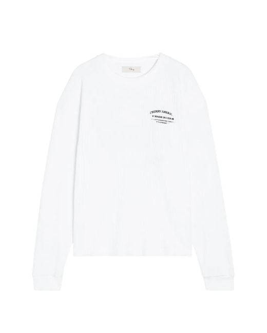 CHERRY LA White Ranchwear Logo-Print T-Shirt for men