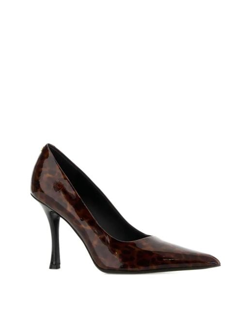 Ferragamo Brown 95Mm Elydea Pumps