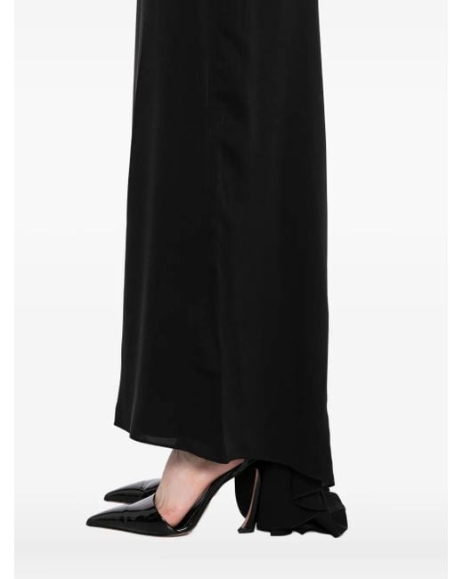 Tom Ford Black Ruffled Silk Skirt