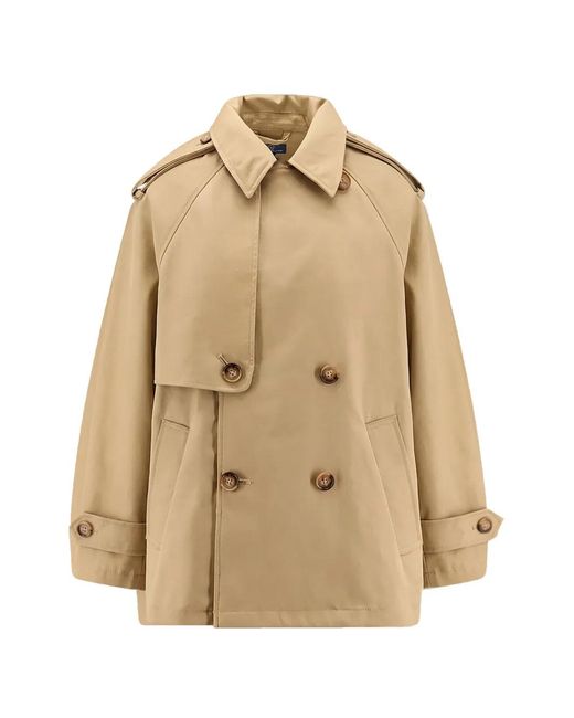 Polo Ralph Lauren Natural Trench À Boutonnière Croisée