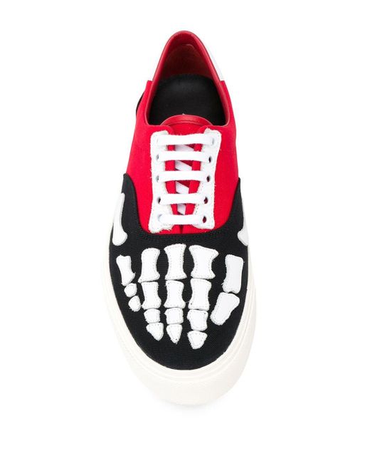 amiri shoes skeleton low top