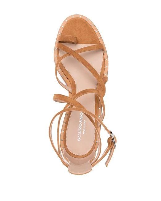 Scarosso Multicolor Patty Suede Sandals